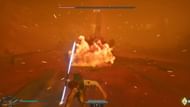 You can either dodge these rockets or use Cal's Push ability to scatter them (Image via Electronic Arts)